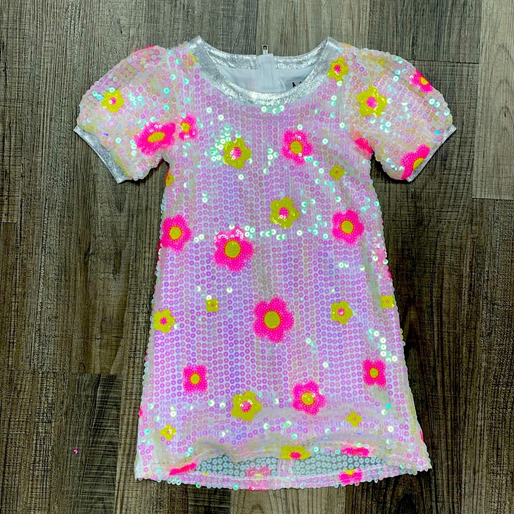 NWT SEQUIN DAISY DRESS